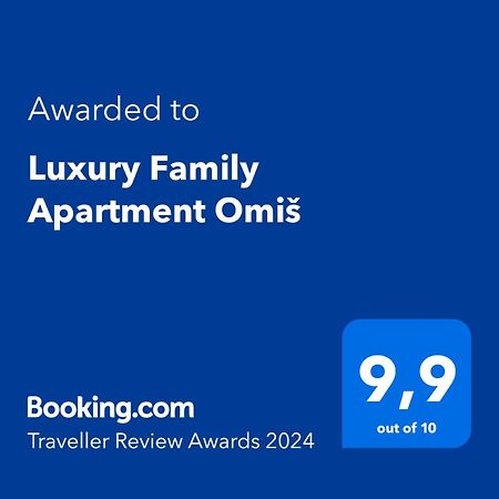 Luxury Family Apartment Omis Exterior photo